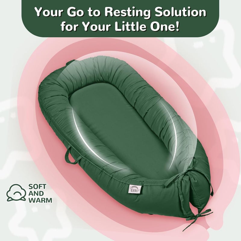 EAQ Baby Lounger, Infant Lounger for Newborn,Portable Baby Nest Cover Breathable & Soft, Newborn Essentials - Image 5
